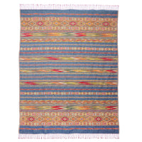 Santa Fe Reversible Cotton Wool Throw