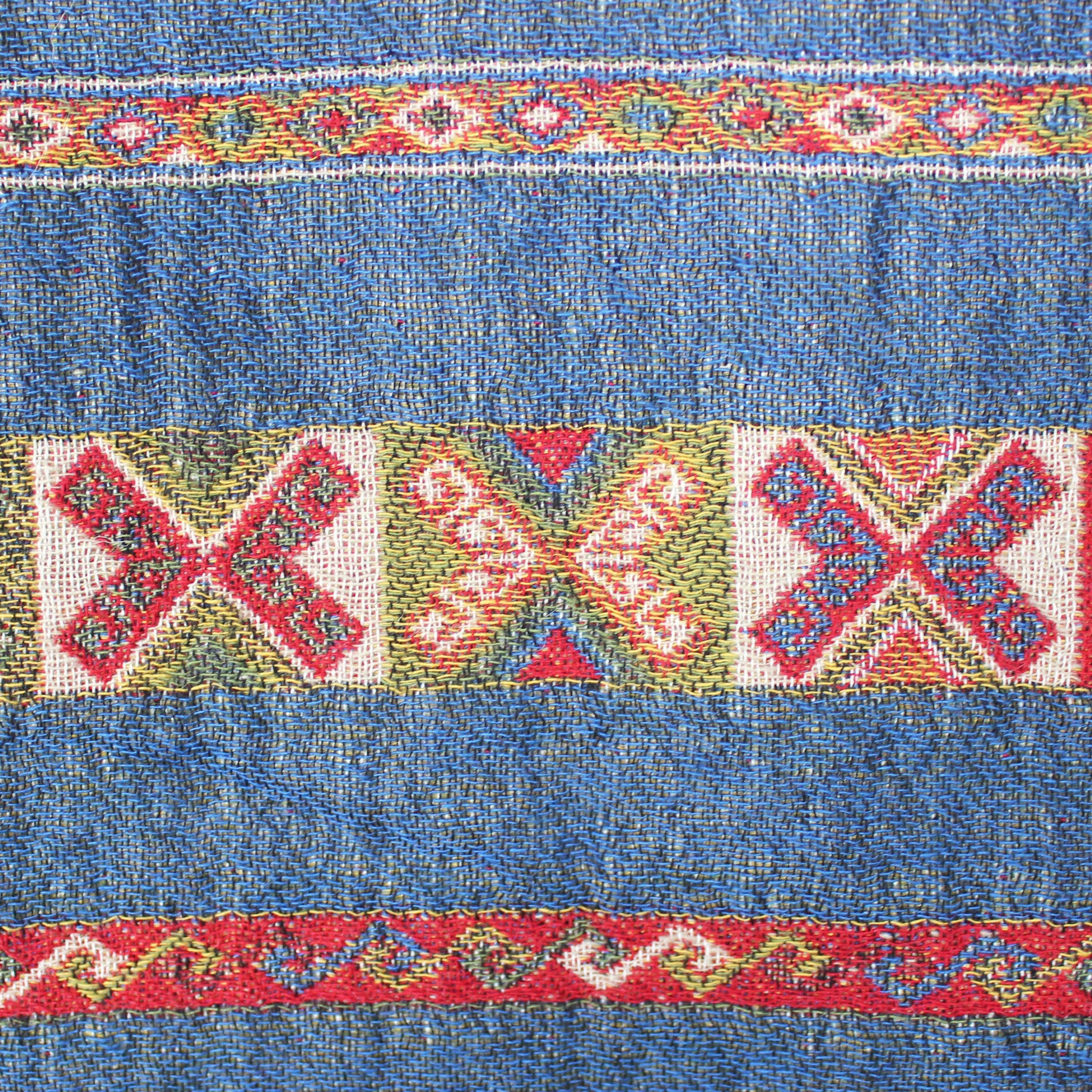 Santa Fe Reversible Cotton Wool Throw
