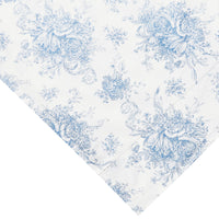 Petit Floral Toile Printed Cotton Percale Sheet Set
