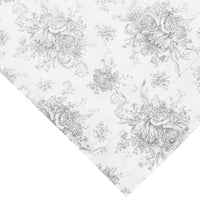 Petit Floral Toile Printed Cotton Percale Sheet Set