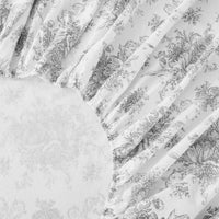 Petit Floral Toile Printed Cotton Percale Sheet Set
