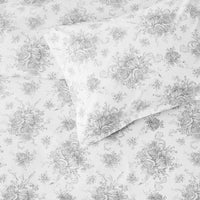 Petit Floral Toile Printed Cotton Percale Duvet Set