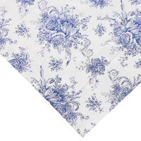 Petit Floral Toile Printed Cotton Percale Sheet Set