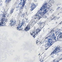 Petit Floral Toile Printed Cotton Percale Sheet Set