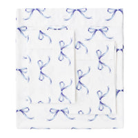 Gentle Ribbons Printed Cotton Percale Sheet Set