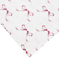 Gentle Ribbons Printed Cotton Percale Sheet Set