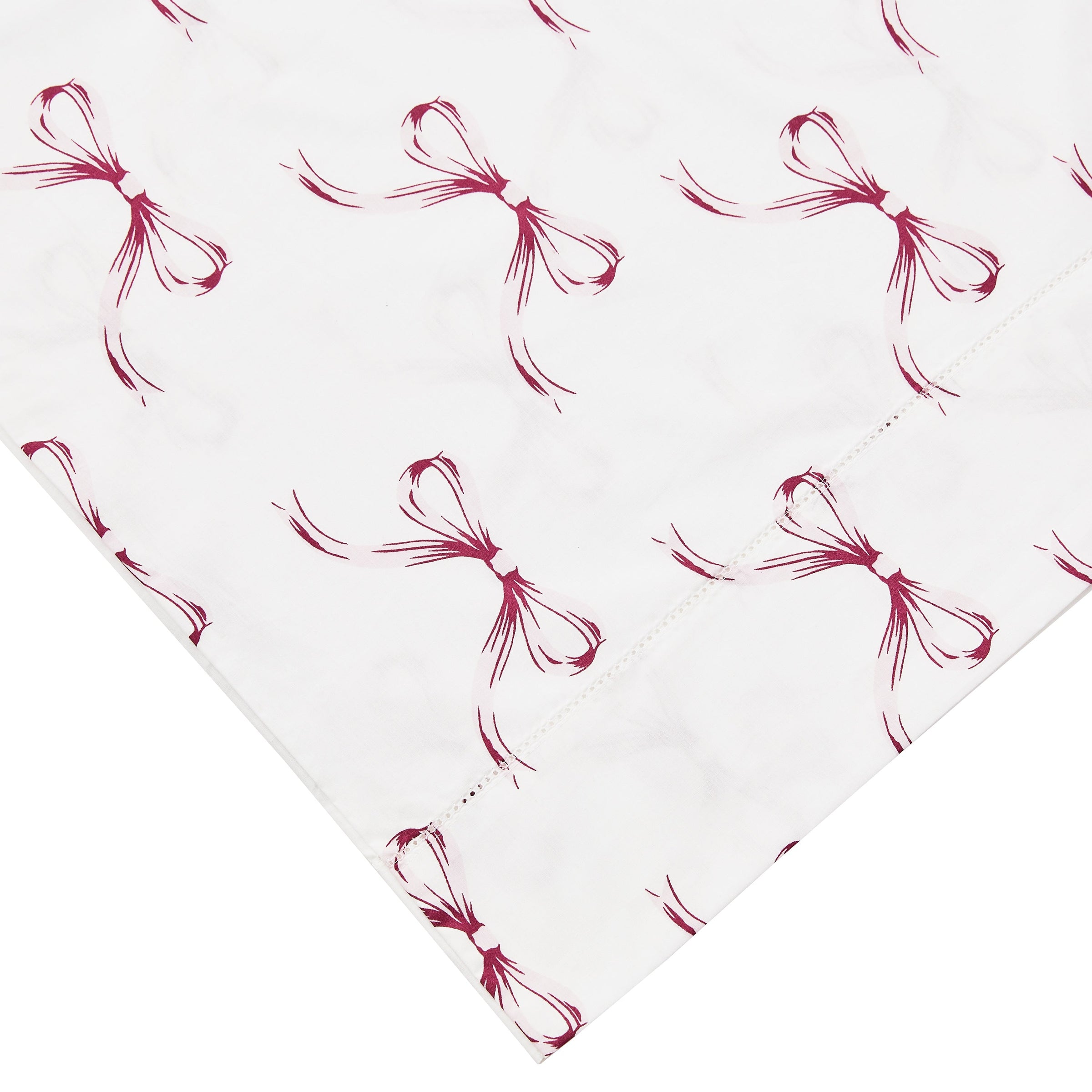 Gentle Ribbons Printed Cotton Percale Sheet Set