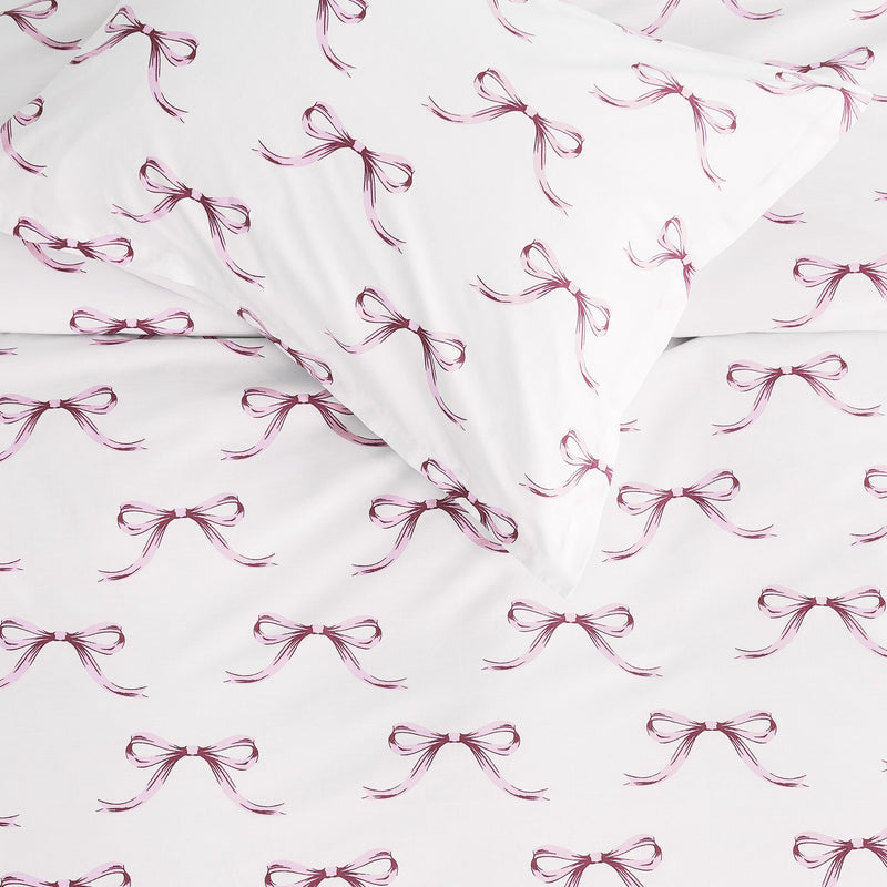 Gentle Ribbons Printed Cotton Percale Duvet Set – Laytner's Linen & Home