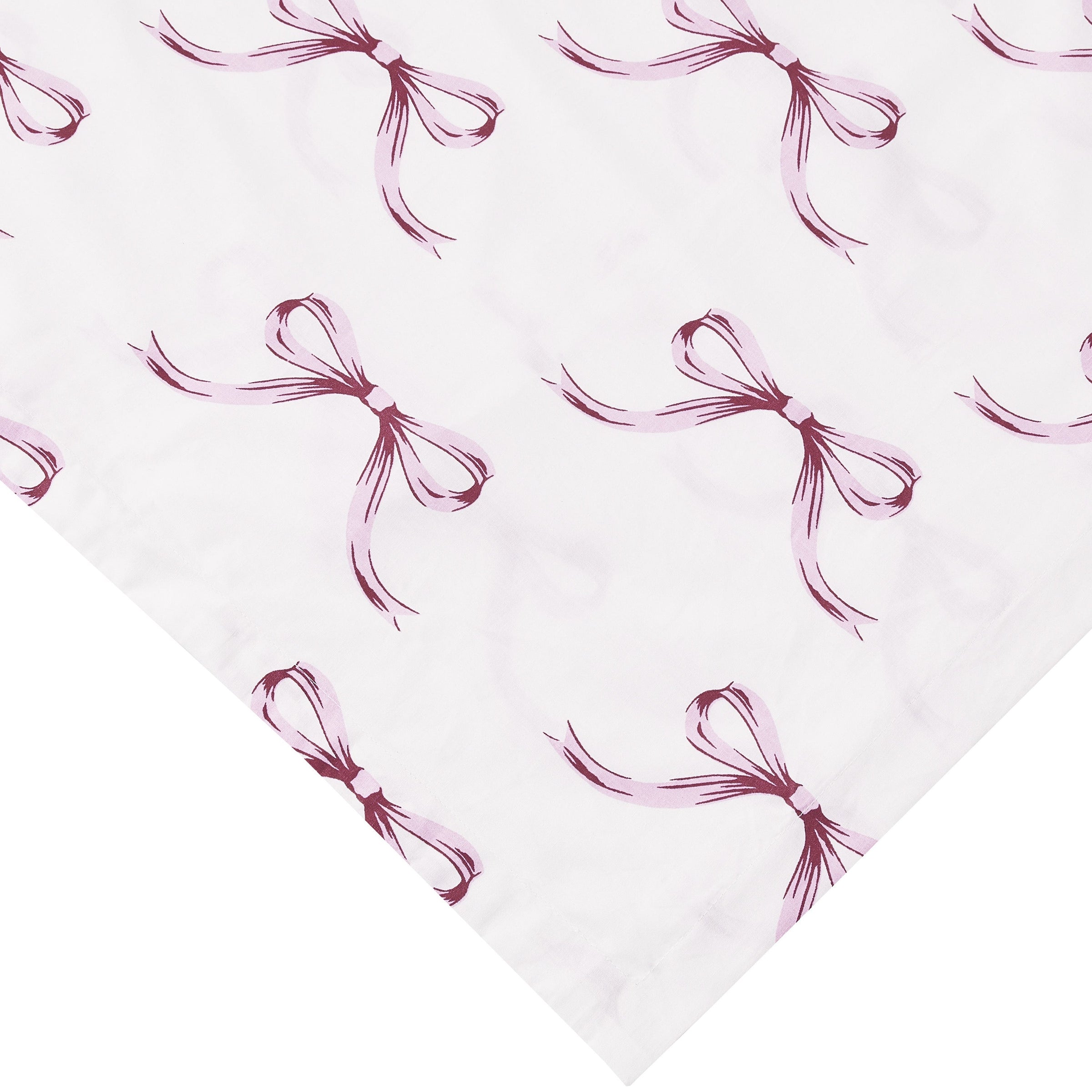 Gentle Ribbons Printed Cotton Percale Duvet Set