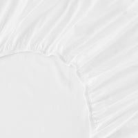 Double Layer Ruffle Cotton Percale Sheet Set