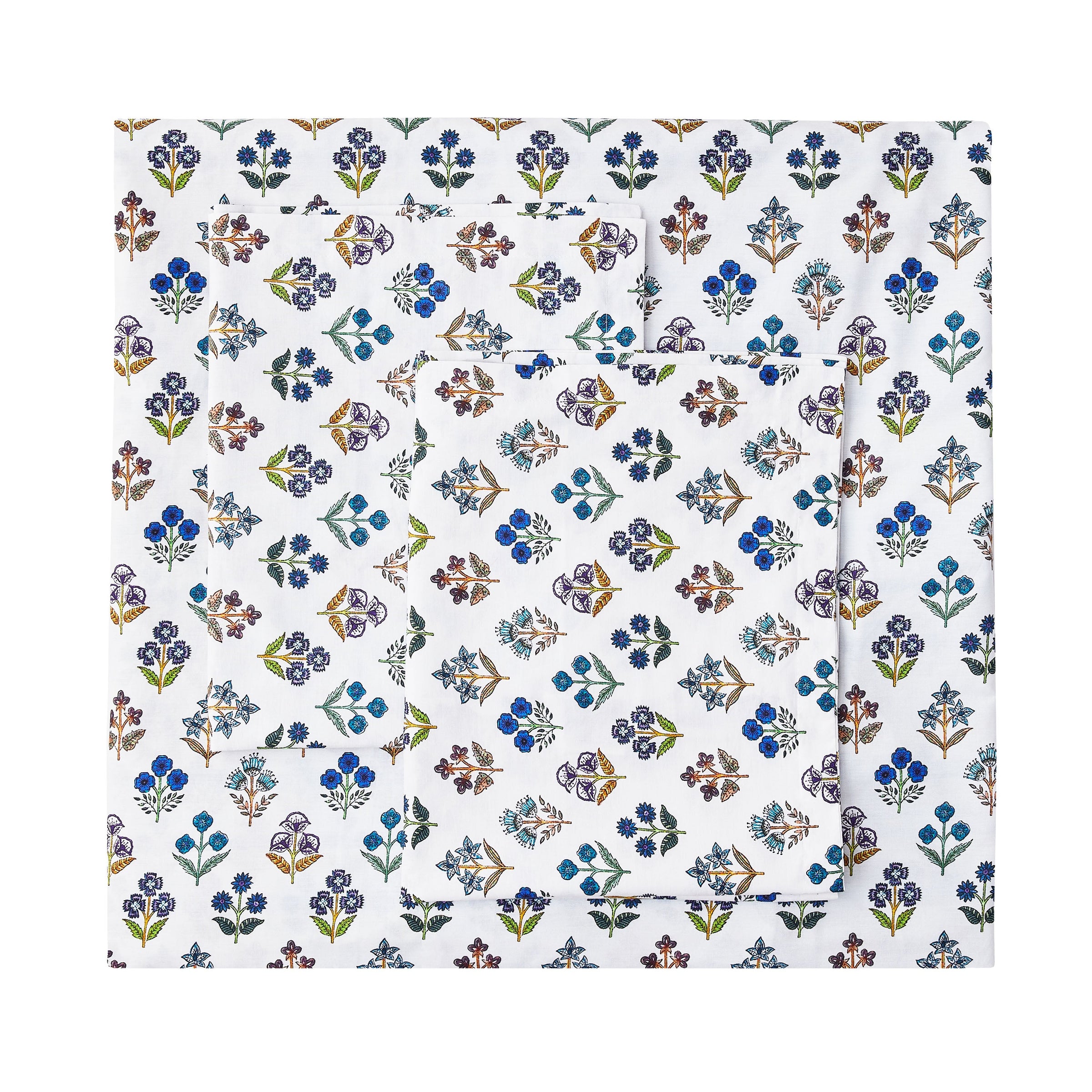 Happy Garden Printed Cotton Percale Duvet Set