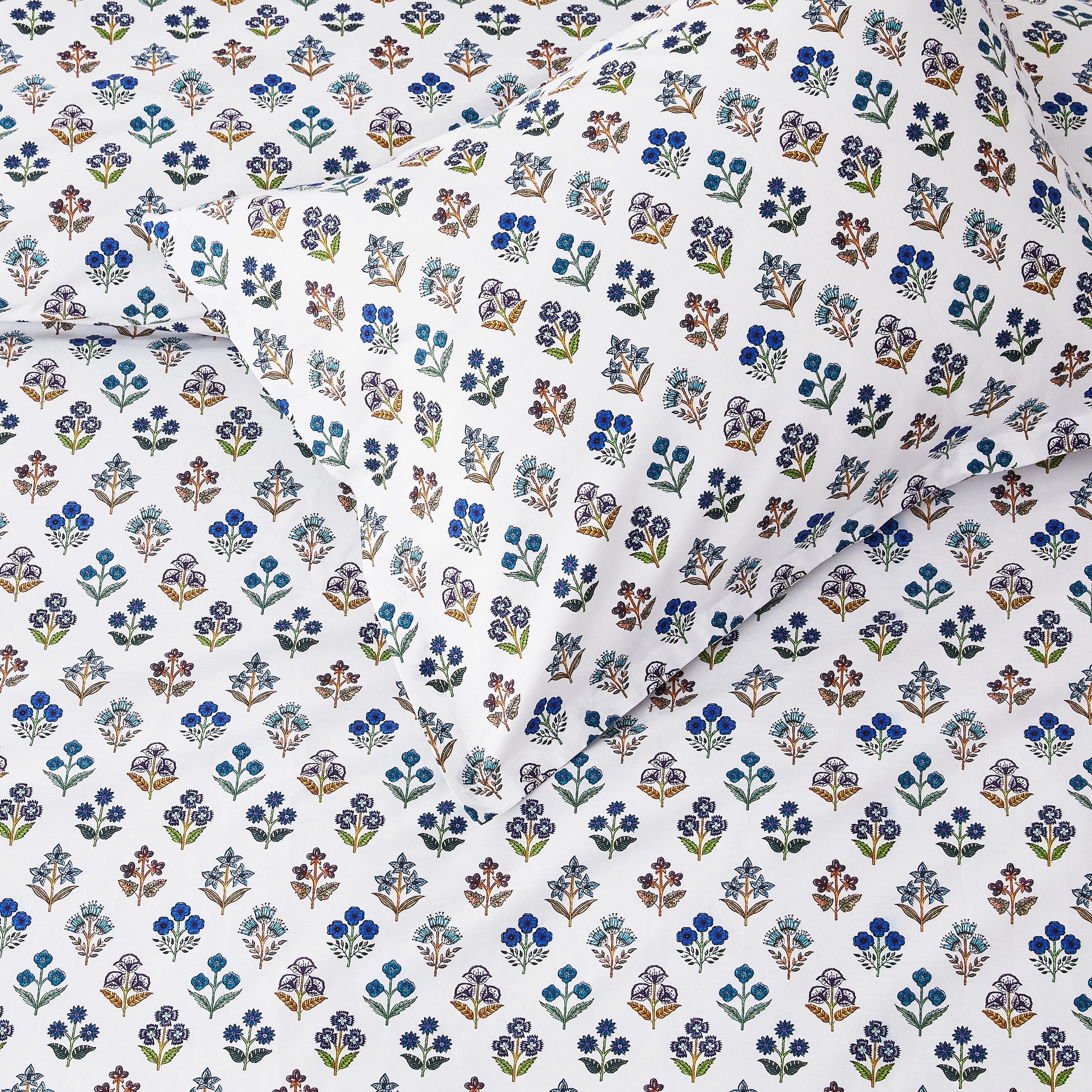 Happy Garden Printed Cotton Percale Duvet Set