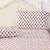 Happy Garden Printed Cotton Percale Sheet Set