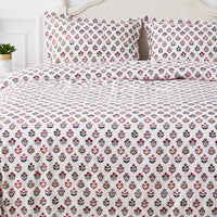 Happy Garden Printed Cotton Percale Duvet Set