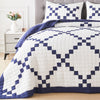 Irish Chain Patchwork Cotton Quilt Set