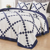 Irish Chain Patchwork Cotton Quilt Set