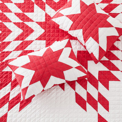 Star Patch Patchwork Cotton Quilt Set