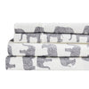 Elephants Flannel Sheet Set