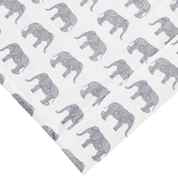 Elephants Flannel Bedding Bundle
