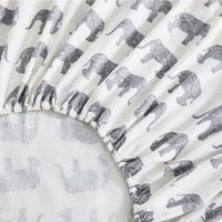 Elephants Flannel Sheet Set