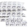 Elephants Flannel Bedding Bundle