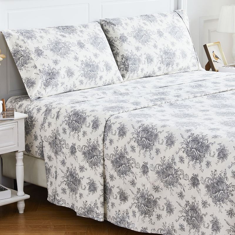 Petit Toile Flannel Bedding Bundle