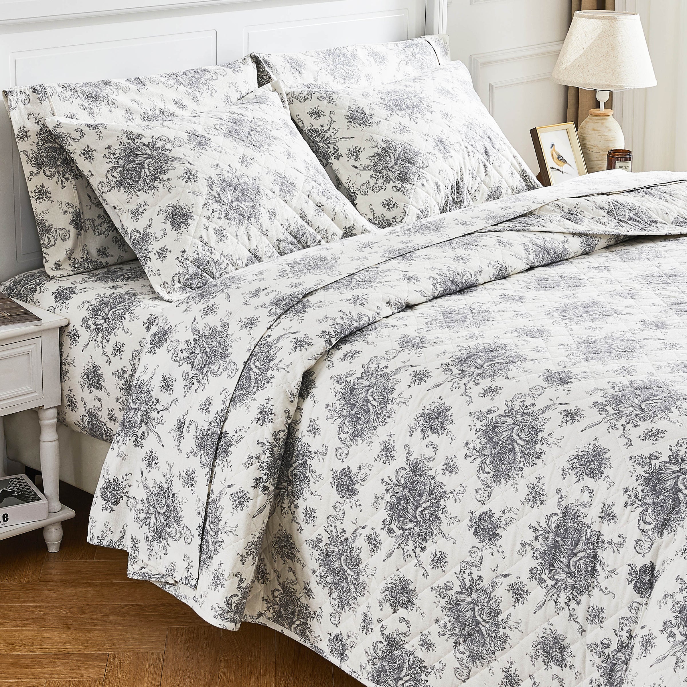 Petit Toile Flannel Bedding Bundle