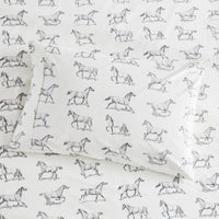 Horses Flannel Bedding Bundle