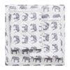 Elephants Cotton Flannel Quilt Set