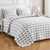 Elephants Cotton Flannel Quilt Set