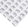 Elephants Cotton Flannel Quilt Set