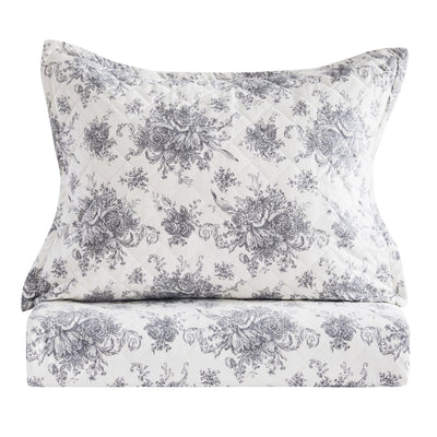 Petit Toile Cotton Flannel Quilt Set