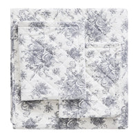 Petit Toile Cotton Flannel Quilt Set