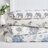 Horses Cotton Flannel Quilt Set