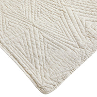 Dancing Triangles Stonewashed Cotton Quilt Set