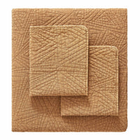 Dancing Triangles Stonewashed Cotton Quilt Set