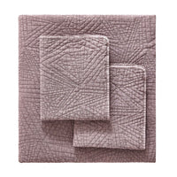 Dancing Triangles Stonewashed Cotton Quilt Set