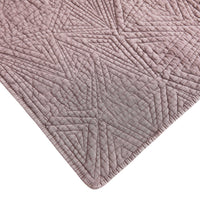 Dancing Triangles Stonewashed Cotton Quilt Set