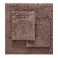 Dancing Triangles Stonewashed Cotton Quilt Set