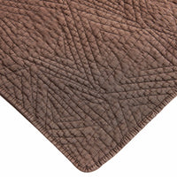 Dancing Triangles Stonewashed Cotton Quilt Set