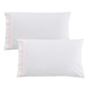 Baby's Breath Embroidered Percale Pillowcase Pair