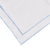 600 Thread Count Framed Sateen Embroidered Cotton Euro Sham Pair