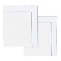 600 Thread Count Framed Sateen Embroidered Cotton Euro Sham Pair