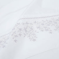 Baby's Breath Embroidered Percale Sheet Set