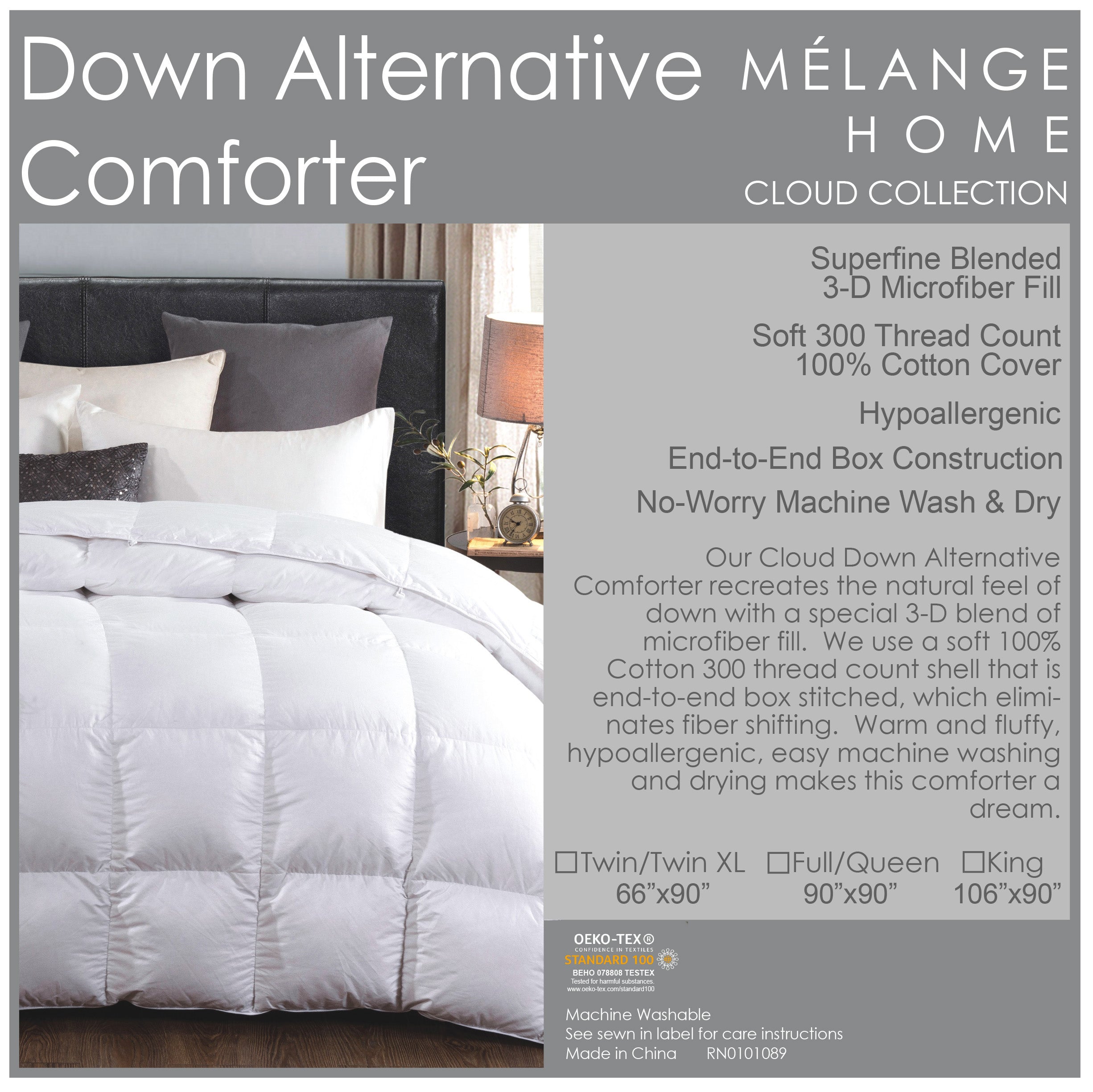 Down Alternative Cloud Comforter