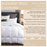 Australian Wool Cloud Comforter