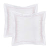 Baby's Breath Embroidered Percale Euro Sham Pairs