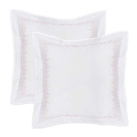 Baby's Breath Embroidered Percale Euro Sham Pairs