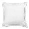 600 Thread Count Framed Sateen Embroidered Cotton Euro Sham Pair