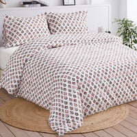 Happy Garden Printed Cotton Percale Duvet Set